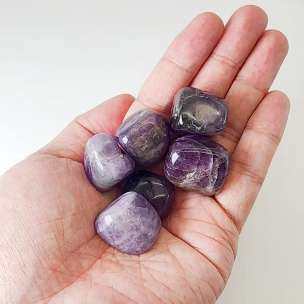 Soothe your mind and awaken inner clarity with the Amethyst Tumbled Stone. Soft yet powerful, it calms emotional turbulence while supporting intuition, focus, and spiritual awareness. A gentle companion for stress, overthinking, and energetic imbalance.