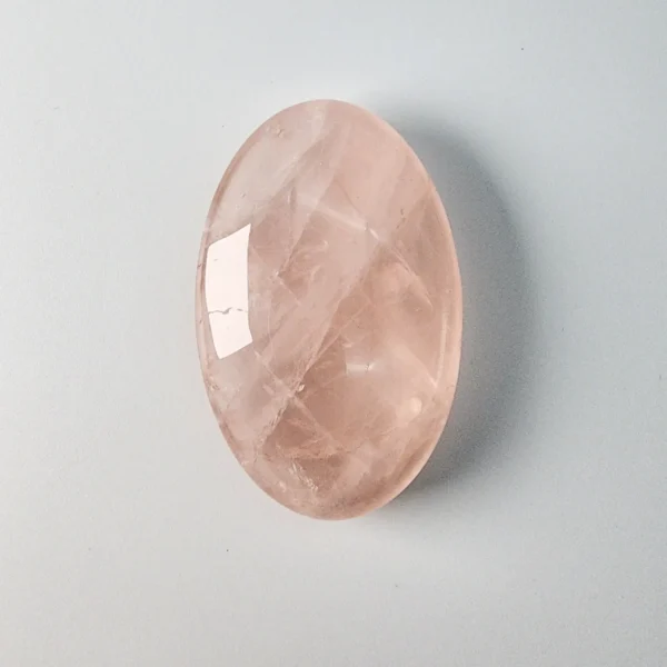 Let softness return to your heart as you hold the Rose Quartz Palm Stone. Gentle, nurturing, and deeply calming, it supports emotional balance while inviting love to flow freely.