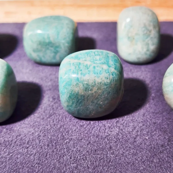 Step gently into change with the Amazonite Tumbled Stone, a calming companion that supports honest expression and emotional flow. Its soothing energy encourages heartfelt communication while easing fear around new beginnings.