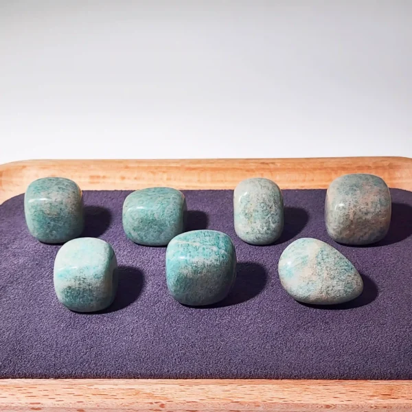 Step gently into change with the Amazonite Tumbled Stone, a calming companion that supports honest expression and emotional flow. Its soothing energy encourages heartfelt communication while easing fear around new beginnings.