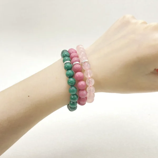 Taurus is steady, loyal, and deeply connected to beauty, yet sometimes resistant to change or sensitive within. This Taurus Zodiac Jewelry set combines Rose Quartz, Rhodonite, and Malachite, offering love, emotional healing, and courage for transformation. Perfect for daily wear or meditation, each bracelet supports balance and harmony.