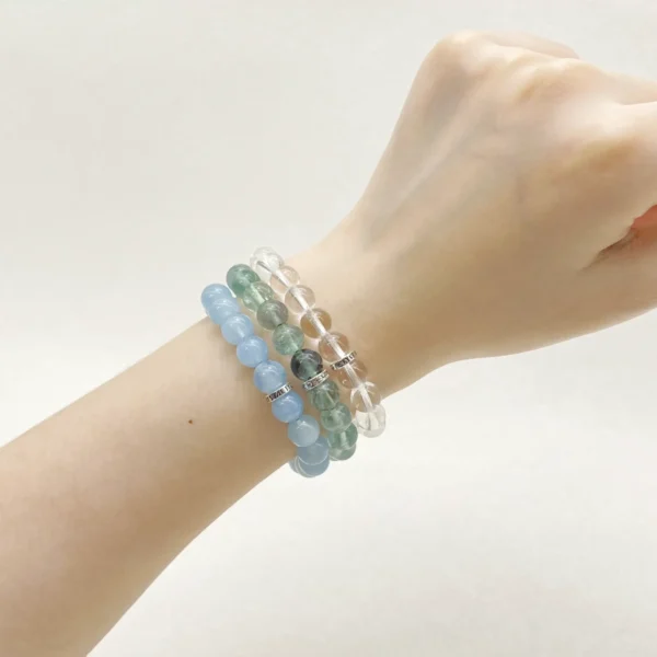 Virgo is practical, thoughtful, and observant, yet sometimes prone to overthinking. This Virgo Bracelet set features Clear Quartz, Green Fluorite, and Amazonite, chosen to bring clarity, calm, and emotional balance. Perfect for daily wear or meditation, the bracelets help Virgos stay grounded and centered.