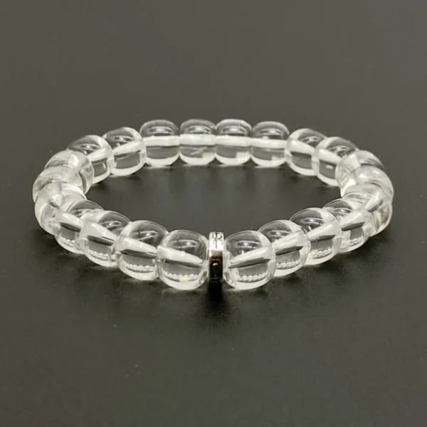 Awaken your highest potential with the Clear Quartz Bracelet. This all-chakra harmonizer purifies, amplifies, and aligns your energy, helping you achieve clarity, balance, and spiritual expansion in both daily life and meditation. It serves as your personal light source for spiritual growth and inner harmony.