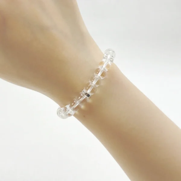 Awaken your highest potential with the Clear Quartz Bracelet. This all-chakra harmonizer purifies, amplifies, and aligns your energy, helping you achieve clarity, balance, and spiritual expansion in both daily life and meditation. It serves as your personal light source for spiritual growth and inner harmony.