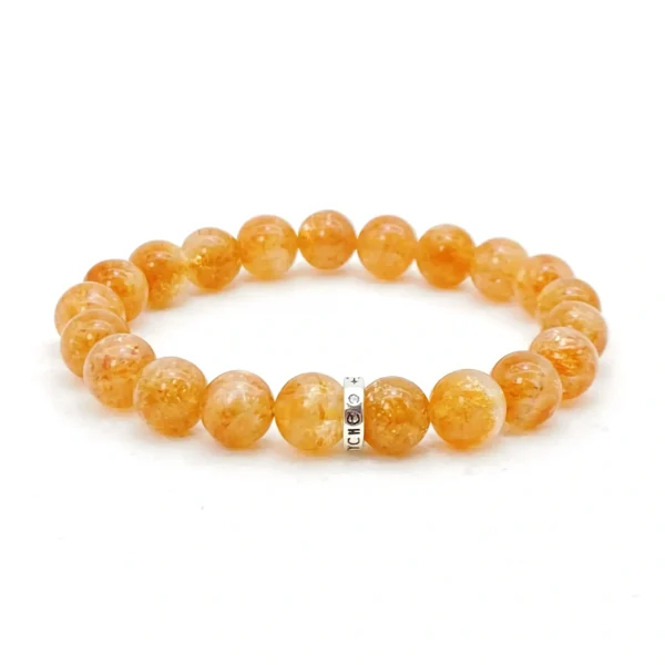 The Sunstone Bracelet embodies warmth, vitality, and motivation. Known as a crystal of leadership and courage, it helps you boost confidence, overcome hesitation, and embrace your ambitions. Made from Authentic AAA Grade gemstones, this piece radiates a golden sparkle like sunlight on your skin, uplifting your mood and energy.