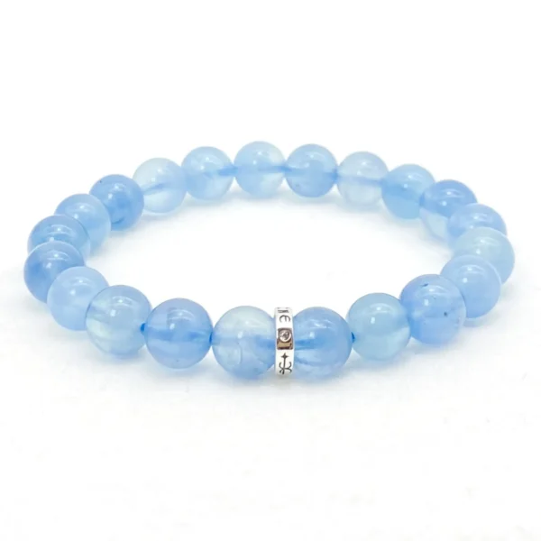 Aquamarine Bracelet for clarity and calm communication. Soothe emotions, strengthen expression, and restore balance. Shop Crystal Tyche today for peaceful confidence.