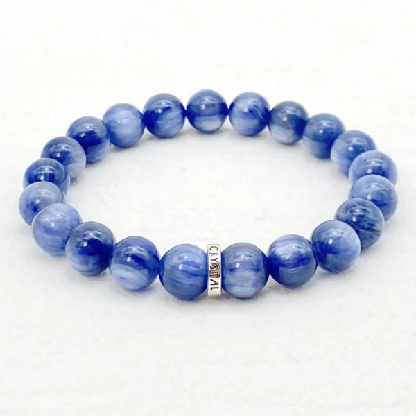 This Kyanite Bracelet supports clarity, calm thinking and confident communication. Its energy helps you express yourself honestly, remain composed during setbacks, and maintain focus under pressure. Known for its ability to align energy smoothly without holding negativity, it is ideal for work meetings, emotional conversations, and moments requiring mental steadiness.