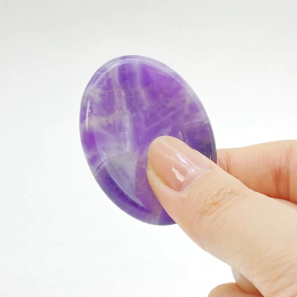 Amethyst Worry Stone brings deep calm, spiritual clarity, and emotional ease. Hold peaceful energy in your hands—welcome this soothing companion into your space.
