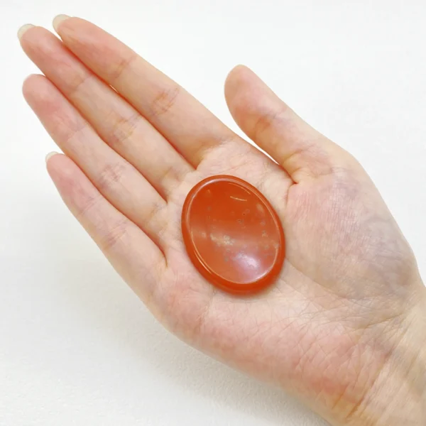 Red Jasper Worry Stone grounds your energy and restores inner stability. Hold deep strength and steady courage in your hands—bring home this grounding stone today.