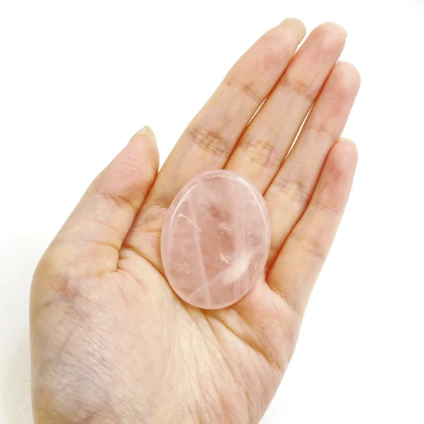 Rose Quartz Worry Stone invites softness, healing, and emotional clarity. Hold this tender companion close and welcome deeper love—bring it home today.