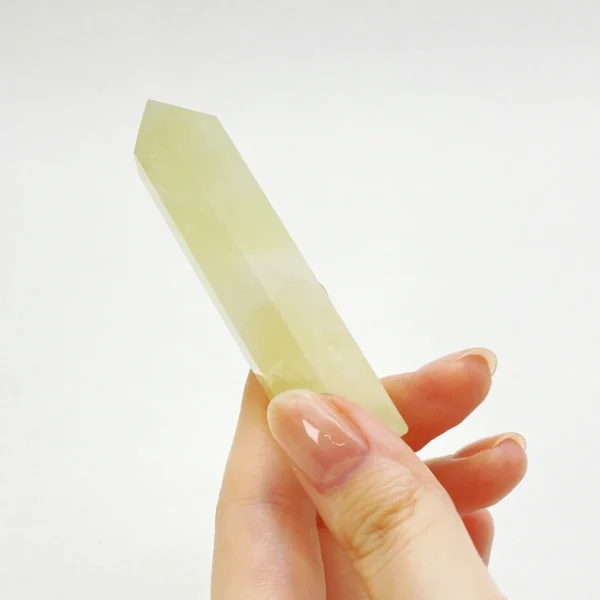 The Citrine Point radiates warmth, optimism, and success-driven energy. Known as the stone of abundance, it supports ambition, healthy workplace relationships, and a joyful outlook on life. Its focused point shape directs prosperity energy forward, helping you cultivate confidence, motivation, and passion for growth.