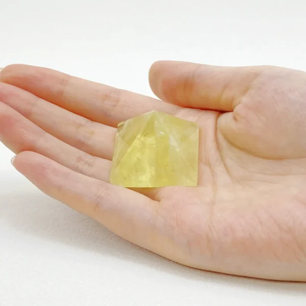 The Citrine Pyramid radiates warmth, motivation, and prosperity, helping you align with abundance and positive momentum. Its uplifting energy supports confidence, ambition, and joyful self-expression, making it ideal for workspaces or intention-focused areas where growth and success are welcomed and encouraged.