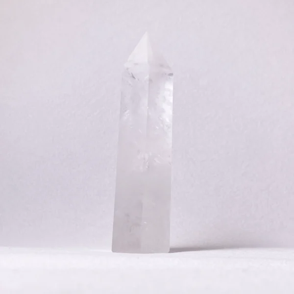 The Clear Quartz Point is known as the master amplifier, supporting spiritual growth, energetic protection, and total chakra alignment. Its focused form channels intention with precision, enhancing clarity, intuition, and energetic stability. Ideal for meditation, energy work, or everyday balance, this crystal point adapts seamlessly to any intention you set.