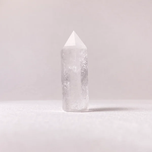 The Clear Quartz Mini Point is known as the master amplifier, supporting spiritual growth, energetic protection, and total chakra alignment. Its focused form channels intention with precision, enhancing clarity, intuition, and energetic stability. Ideal for meditation, energy work, or everyday balance, this crystal point adapts seamlessly to any intention you set.