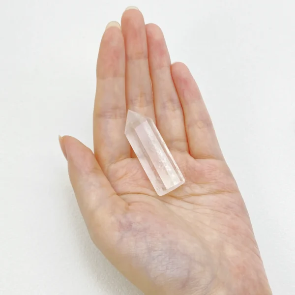 The Clear Quartz Mini Point is known as the master amplifier, supporting spiritual growth, energetic protection, and total chakra alignment. Its focused form channels intention with precision, enhancing clarity, intuition, and energetic stability. Ideal for meditation, energy work, or everyday balance, this crystal point adapts seamlessly to any intention you set.