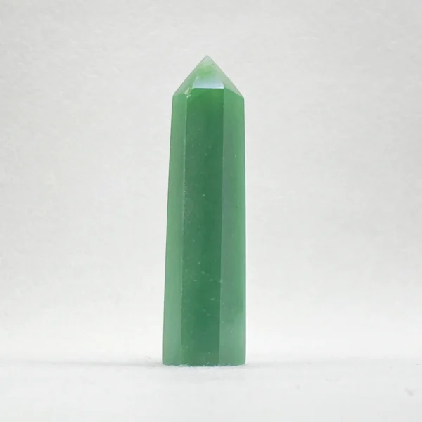 The Green Aventurine Point is a gentle yet revitalizing crystal that encourages emotional calm, inner renewal, and positive transformation. Known for its soothing heart-centered energy, it eases stress while supporting change with optimism and clarity. In point form, its energy flows with intention, helping you release stagnant thoughts and welcome growth during important life moments.