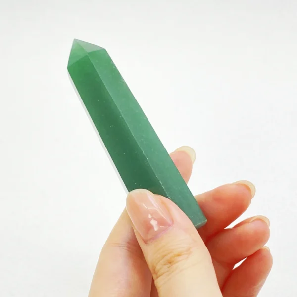 The Green Aventurine Point is a gentle yet revitalizing crystal that encourages emotional calm, inner renewal, and positive transformation. Known for its soothing heart-centered energy, it eases stress while supporting change with optimism and clarity. In point form, its energy flows with intention, helping you release stagnant thoughts and welcome growth during important life moments.