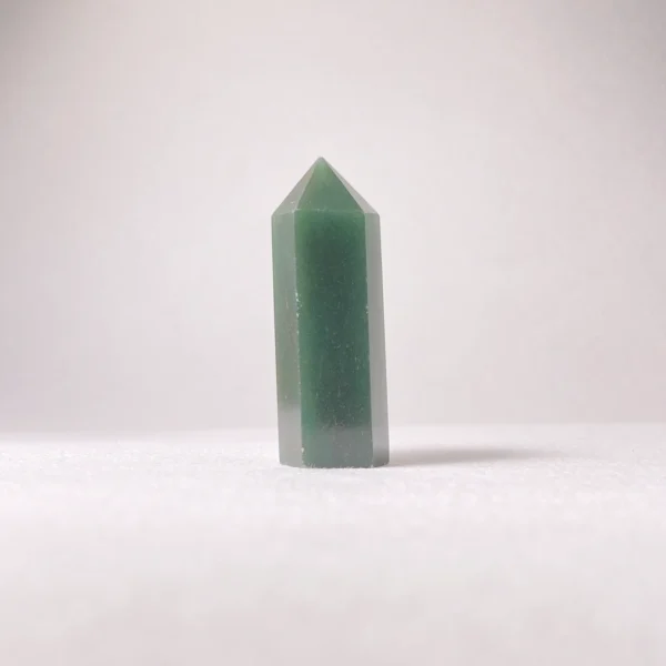 The Green Aventurine Mini Point is a gentle yet revitalizing crystal that encourages emotional calm, inner renewal, and positive transformation. Known for its soothing heart-centered energy, it eases stress while supporting change with optimism and clarity. In point form, its energy flows with intention, helping you release stagnant thoughts and welcome growth during important life moments.