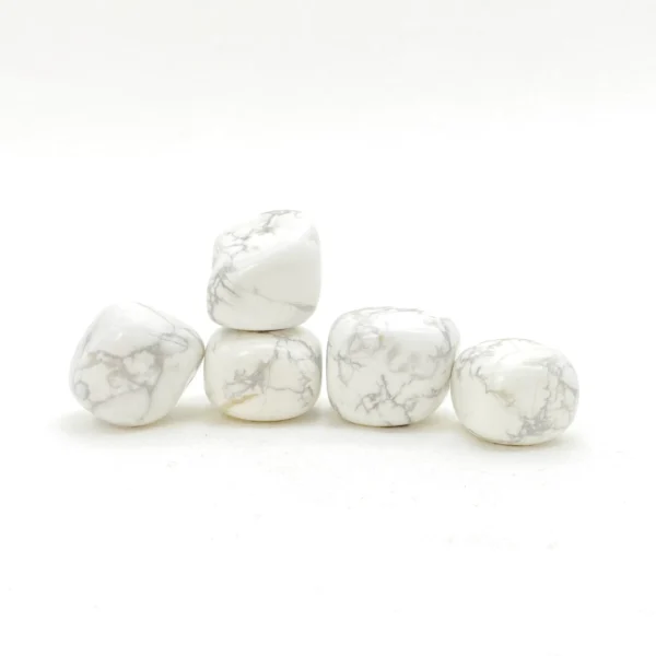 Return to humility and inner calm with the Howlite Tumbled Stone, a gentle companion that quiets mental noise while deepening self-awareness. Its soothing presence supports emotional balance and spiritual clarity.