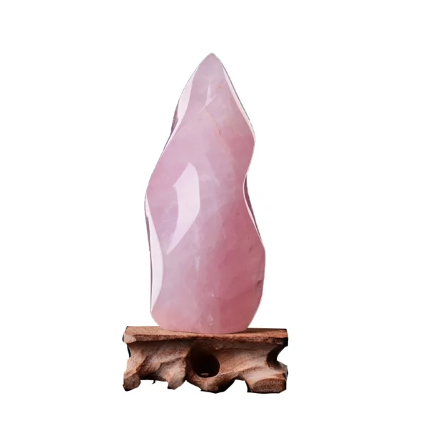 The Rose Quartz Flame radiates gentle love, emotional healing, and heart-centered harmony. Shaped like a steady flame, it supports self-love, compassion, and reconciliation while soothing emotional wounds. A nurturing companion for healing relationships and restoring inner peace.