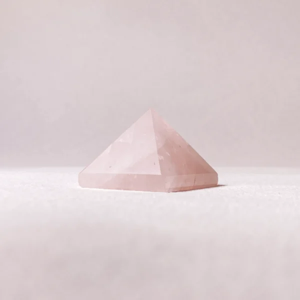 The Rose Quartz Pyramid radiates gentle compassion and emotional balance, creating a space where love feels safe to unfold. Its soft energy supports healing, connection, and self-acceptance, making it ideal for bedrooms, meditation corners, or shared living spaces where harmony and warmth are needed most.