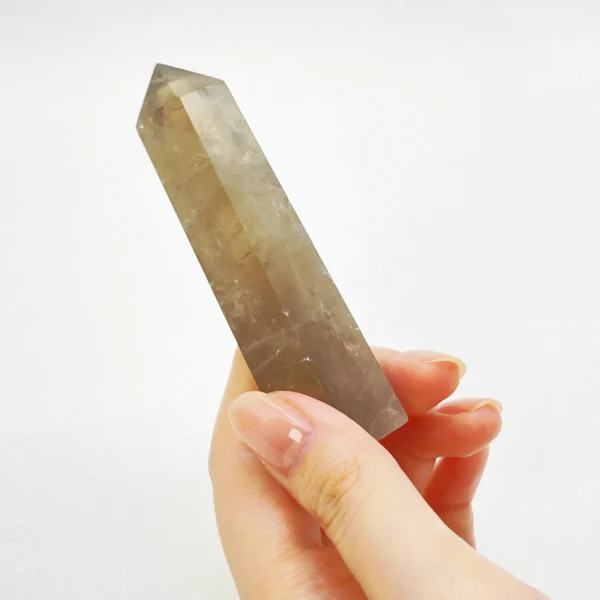 The Smoky Quartz Point is a deeply grounding crystal that supports healing, recovery, and physical vitality. Known for anchoring scattered energy, it strengthens the root chakra while restoring balance during times of exhaustion or instability. Its focused point form gently channels stabilizing energy, making it ideal for recovery, grounding, and rebuilding inner strength.