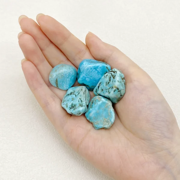 Walk your path with clarity and protection through the Turquoise Tumbled Stone, a sacred companion that supports intuition, emotional balance, and spiritual guidance. Its calming presence steadies energy while opening the voice of the soul.