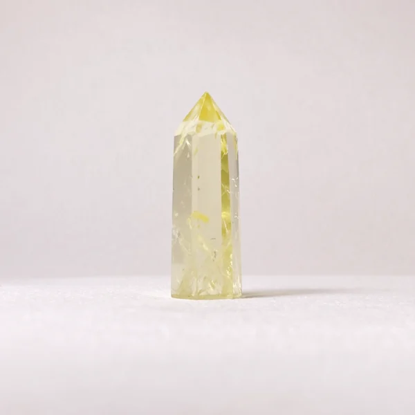 The Citrine Mini Point radiates warmth, optimism, and success-driven energy. Known as the stone of abundance, it supports ambition, healthy workplace relationships, and a joyful outlook on life. Its focused point shape directs prosperity energy forward, helping you cultivate confidence, motivation, and passion for growth.