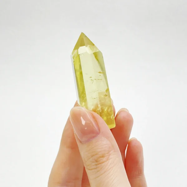 The Citrine Mini Point radiates warmth, optimism, and success-driven energy. Known as the stone of abundance, it supports ambition, healthy workplace relationships, and a joyful outlook on life. Its focused point shape directs prosperity energy forward, helping you cultivate confidence, motivation, and passion for growth.