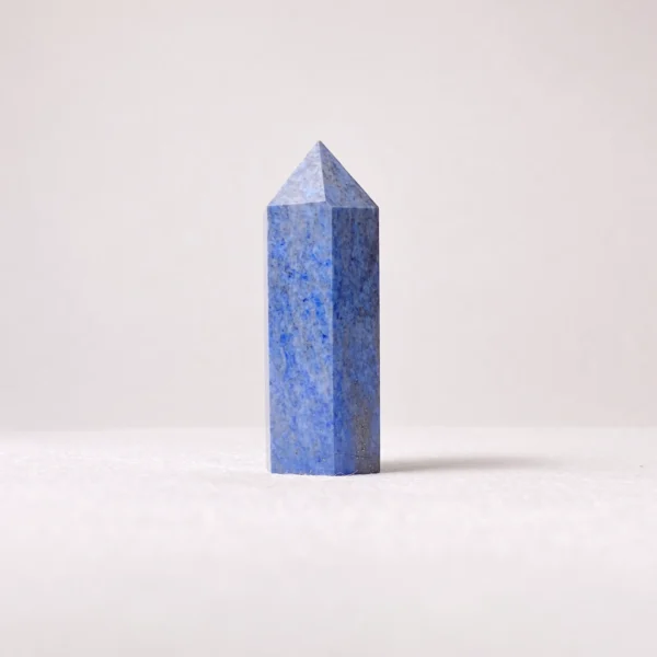 The Lapis Lazuli Mini Point is a crystal of truth, insight, and empowered expression. Long honored as a stone of wisdom and leadership, it supports confident communication, focused thinking, and decisive action. Its pointed form directs energy with clarity, helping you articulate your inner truth, strengthen self-belief, and move forward with purpose.